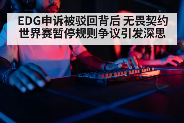EDG申诉被驳回背后 无畏契约世界赛暂停规则争议引发深思